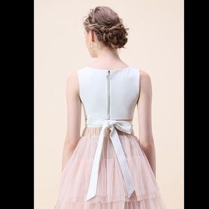 Bowknot crop top brand new